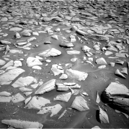 Nasa's Mars rover Curiosity acquired this image using its Right Navigation Camera on Sol 3944, at drive 24, site number 104