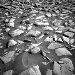 Nasa's Mars rover Curiosity acquired this image using its Left Navigation Camera on Sol 3948, at drive 396, site number 104