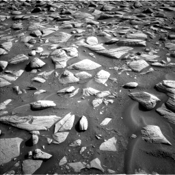 Nasa's Mars rover Curiosity acquired this image using its Left Navigation Camera on Sol 3948, at drive 496, site number 104