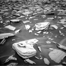 Nasa's Mars rover Curiosity acquired this image using its Left Navigation Camera on Sol 3951, at drive 748, site number 104