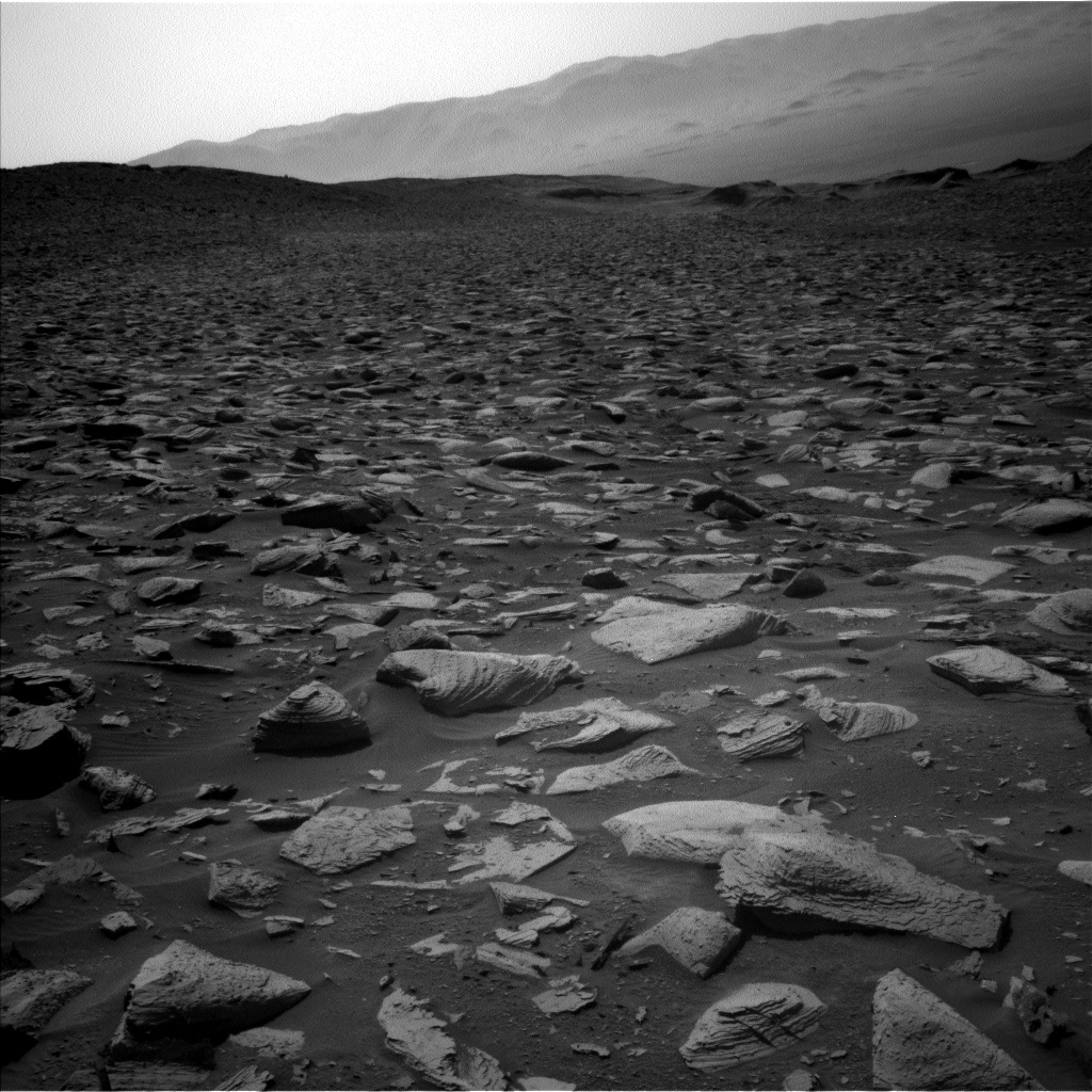 Nasa's Mars rover Curiosity acquired this image using its Left Navigation Camera on Sol 3960, at drive 106, site number 105