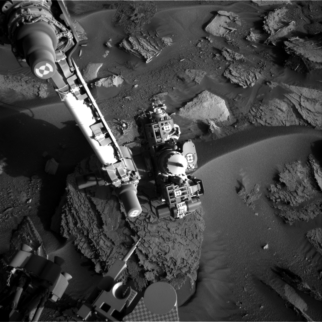 Nasa's Mars rover Curiosity acquired this image using its Right Navigation Camera on Sol 3968, at drive 250, site number 105