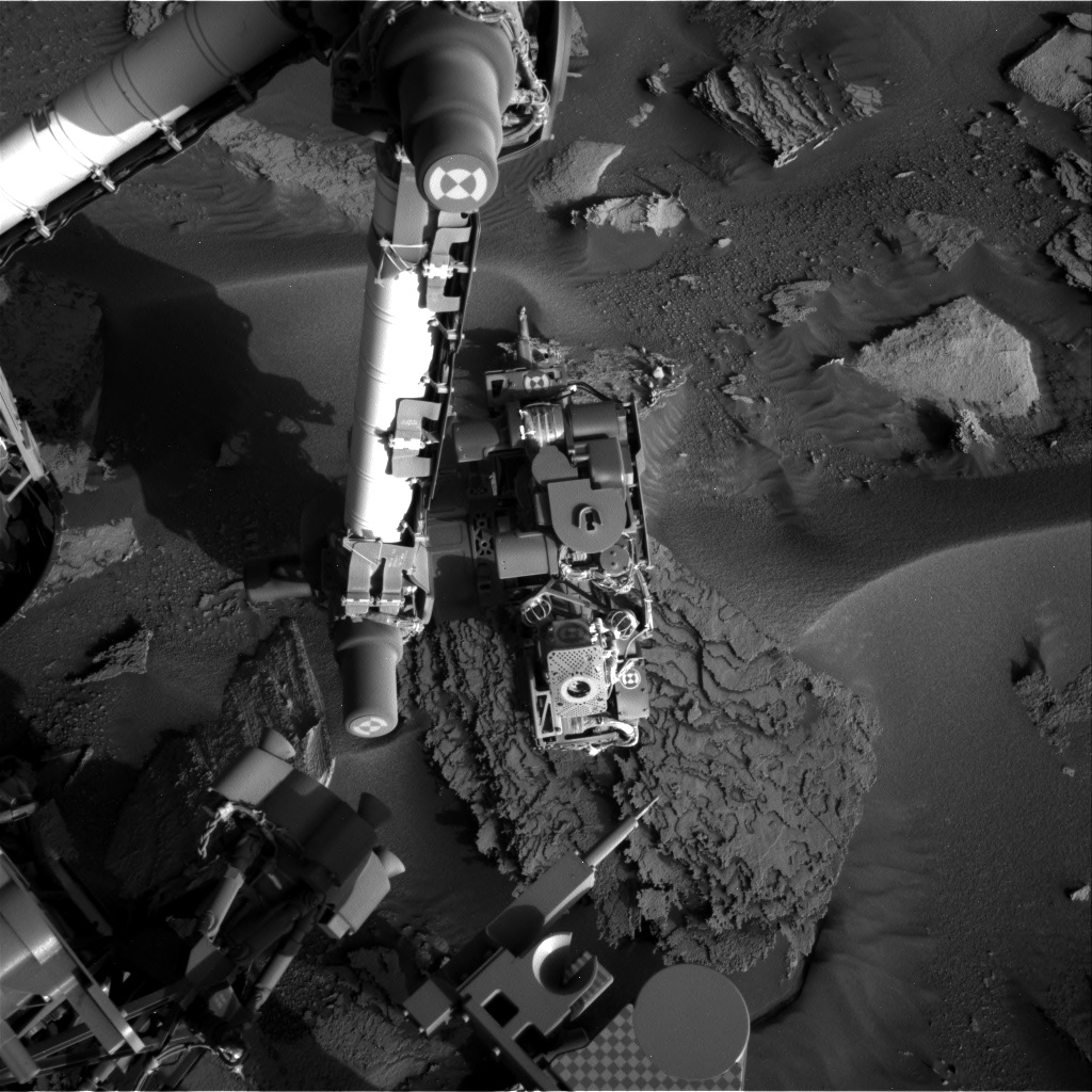 Nasa's Mars rover Curiosity acquired this image using its Right Navigation Camera on Sol 3971, at drive 250, site number 105