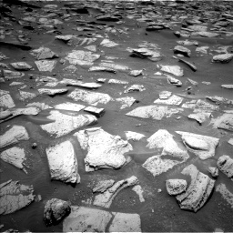 Nasa's Mars rover Curiosity acquired this image using its Left Navigation Camera on Sol 3972, at drive 310, site number 105