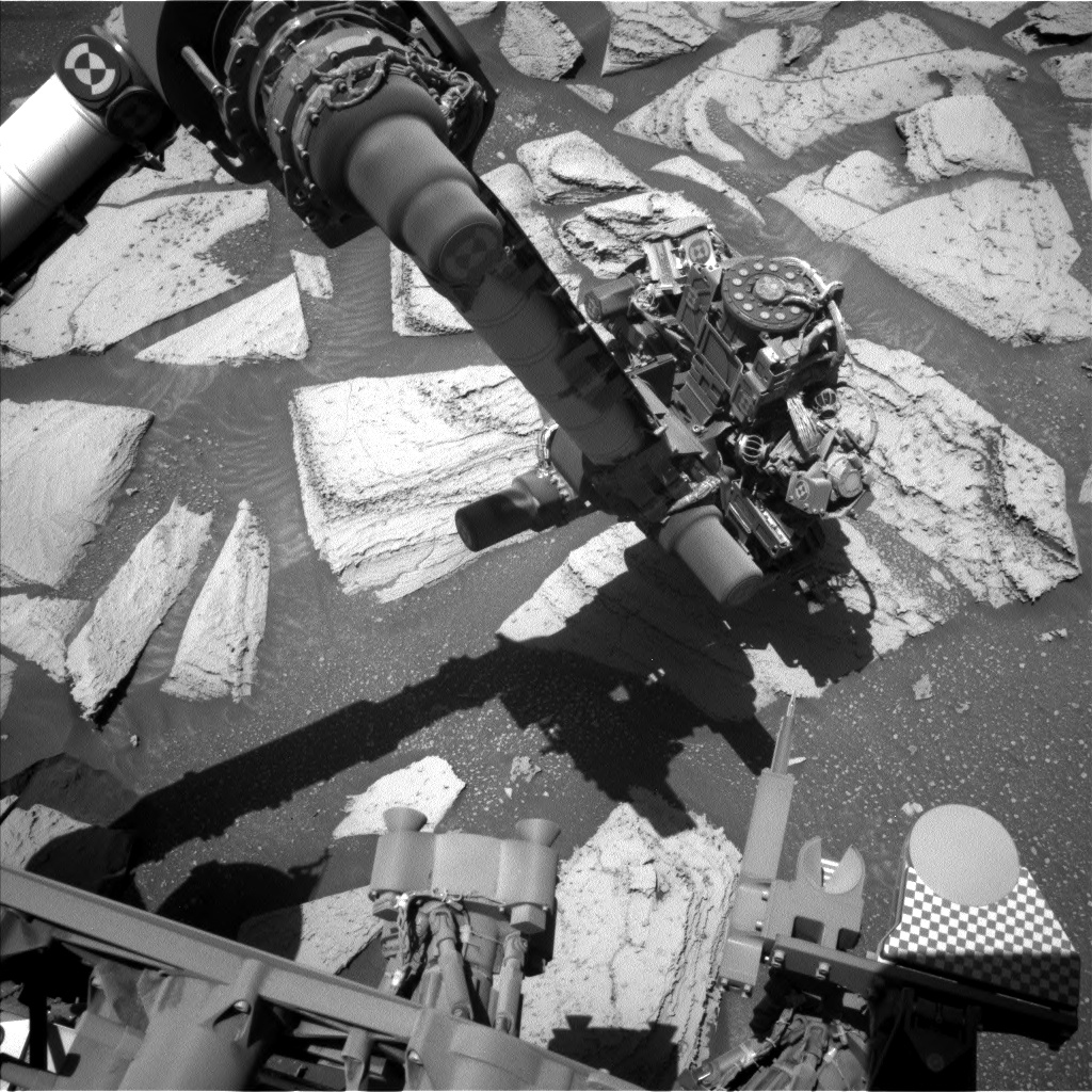 Nasa's Mars rover Curiosity acquired this image using its Left Navigation Camera on Sol 3978, at drive 418, site number 105