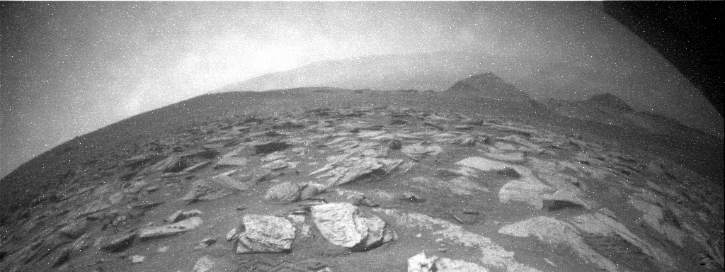 Nasa's Mars rover Curiosity acquired this image using its Rear Hazard Avoidance Camera (Rear Hazcam) on Sol 4009, at drive 418, site number 105