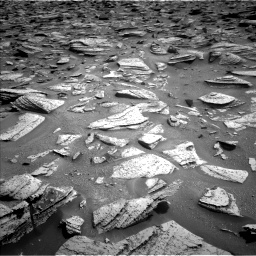 Nasa's Mars rover Curiosity acquired this image using its Left Navigation Camera on Sol 4028, at drive 448, site number 105