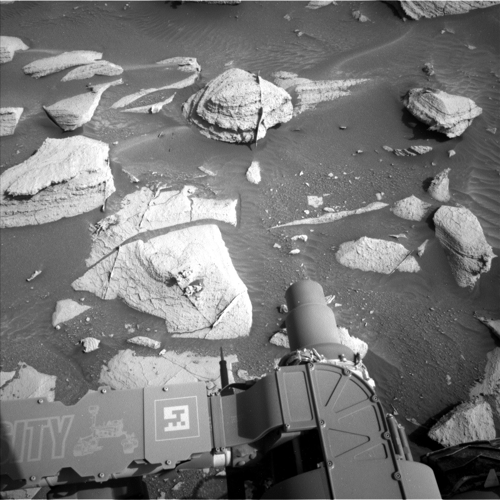 Nasa's Mars rover Curiosity acquired this image using its Left Navigation Camera on Sol 4062, at drive 1366, site number 105