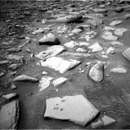 Nasa's Mars rover Curiosity acquired this image using its Left Navigation Camera on Sol 4176, at drive 150, site number 107