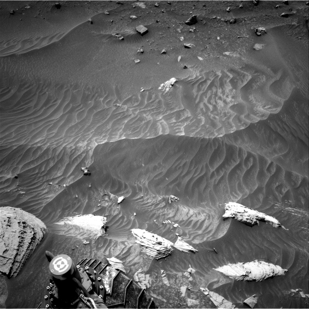 Nasa's Mars rover Curiosity acquired this image using its Right Navigation Camera on Sol 4176, at drive 384, site number 107