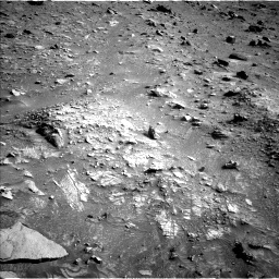 Nasa's Mars rover Curiosity acquired this image using its Left Navigation Camera on Sol 4191, at drive 1916, site number 107