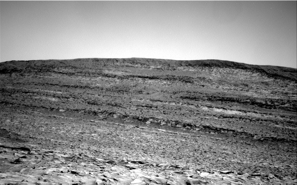 Nasa's Mars rover Curiosity acquired this image using its Right Navigation Camera on Sol 4200, at drive 2484, site number 107