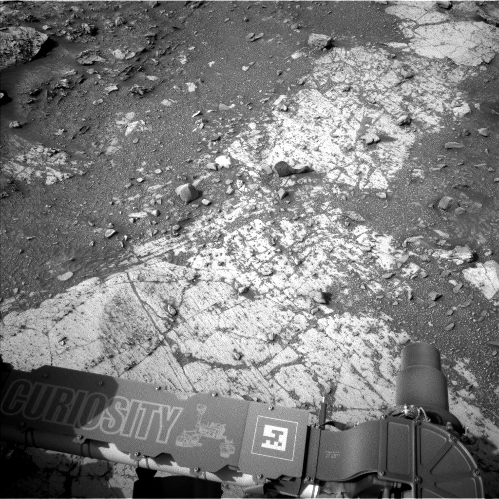 Nasa's Mars rover Curiosity acquired this image using its Left Navigation Camera on Sol 4288, at drive 1134, site number 108