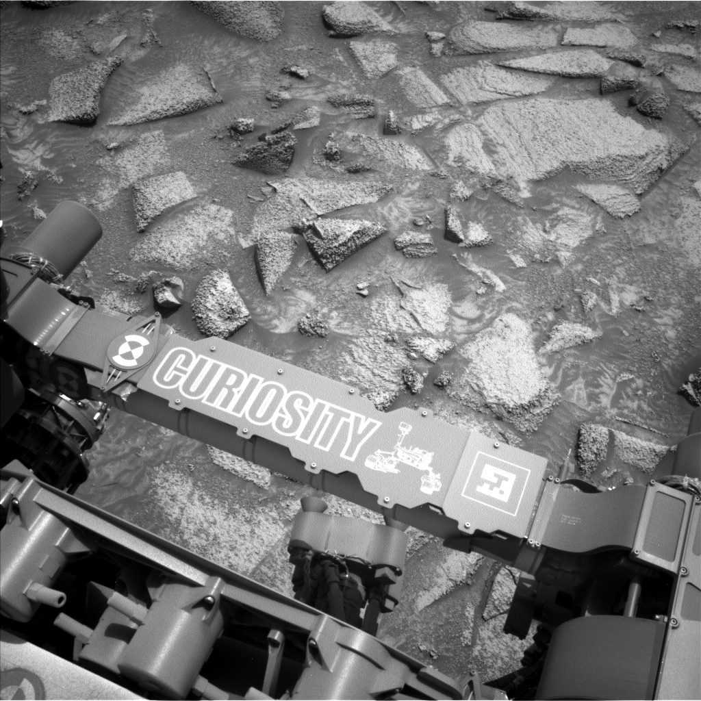 Nasa's Mars rover Curiosity acquired this image using its Left Navigation Camera on Sol 4323, at drive 1290, site number 109