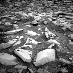 Nasa's Mars rover Curiosity acquired this image using its Left Navigation Camera on Sol 4343, at drive 456, site number 110