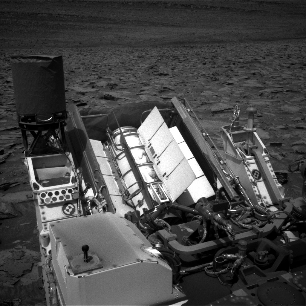 Nasa's Mars rover Curiosity acquired this image using its Left Navigation Camera on Sol 4374, at drive 1548, site number 111
