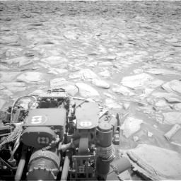 Nasa's Mars rover Curiosity acquired this image using its Left Navigation Camera on Sol 4380, at drive 1806, site number 111