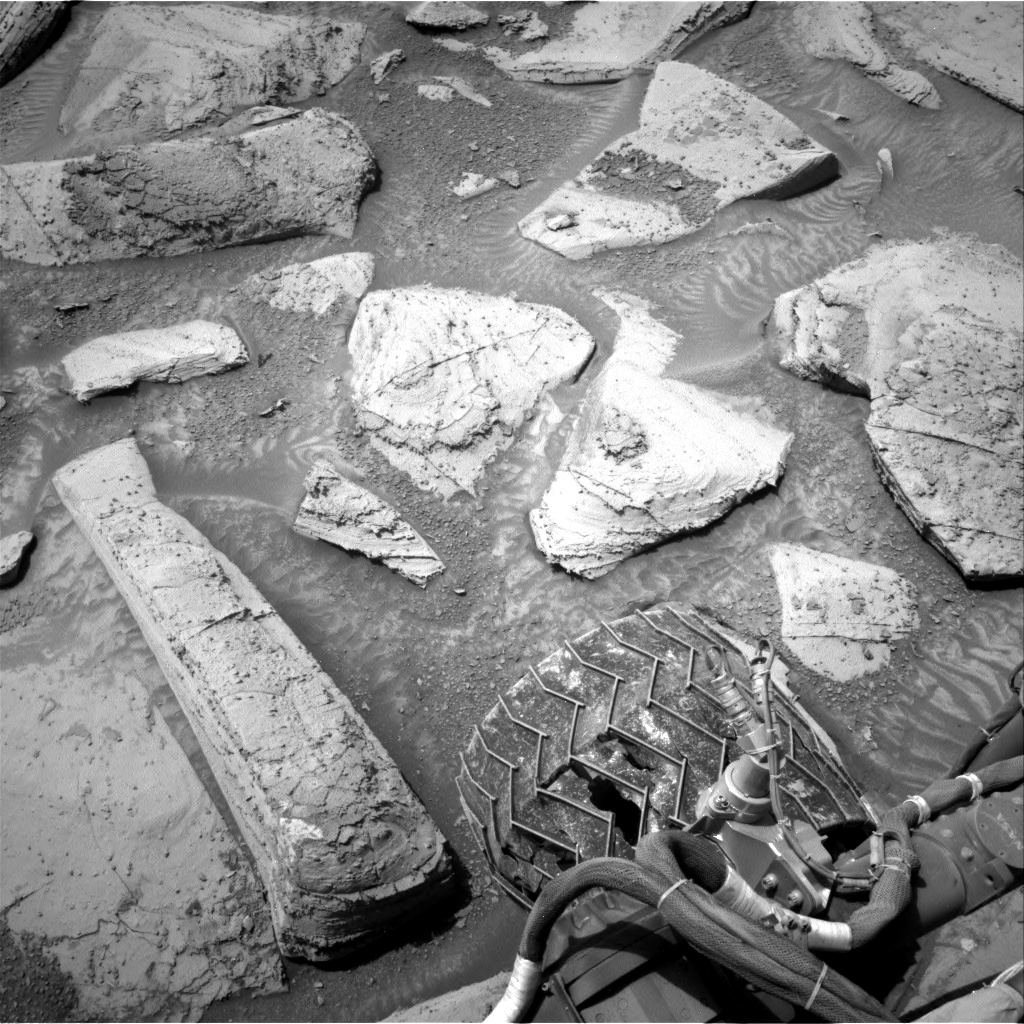 Nasa's Mars rover Curiosity acquired this image using its Right Navigation Camera on Sol 4380, at drive 1824, site number 111