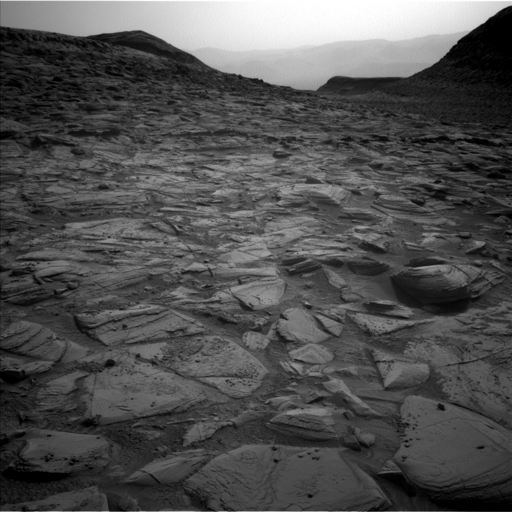 Nasa's Mars rover Curiosity acquired this image using its Left Navigation Camera on Sol 4382, at drive 2124, site number 111