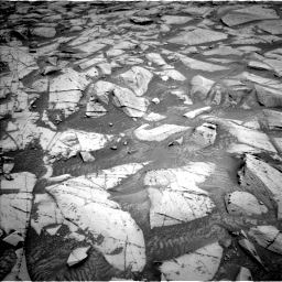 Nasa's Mars rover Curiosity acquired this image using its Left Navigation Camera on Sol 4387, at drive 2440, site number 111