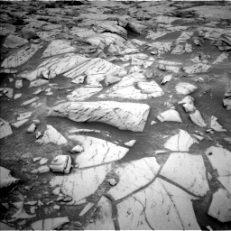 Nasa's Mars rover Curiosity acquired this image using its Left Navigation Camera on Sol 4387, at drive 2542, site number 111