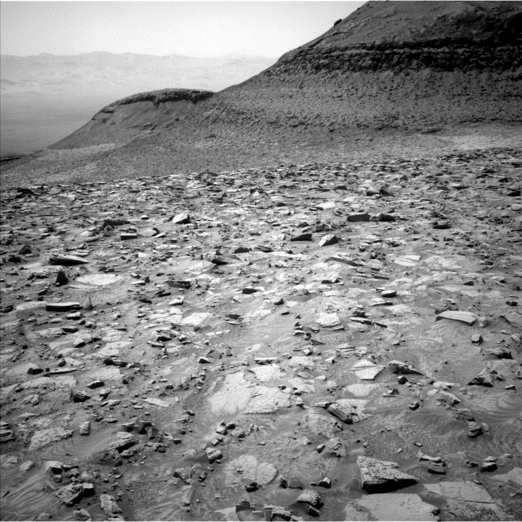 Nasa's Mars rover Curiosity acquired this image using its Left Navigation Camera on Sol 4449, at drive 558, site number 113