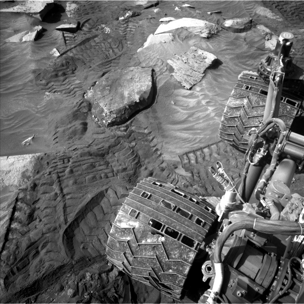 Nasa's Mars rover Curiosity acquired this image using its Left Navigation Camera on Sol 4478, at drive 366, site number 114