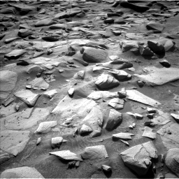 Nasa's Mars rover Curiosity acquired this image using its Left Navigation Camera on Sol 4493, at drive 1680, site number 114