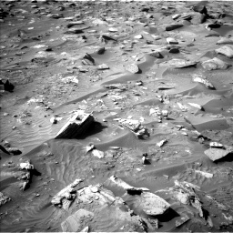 Nasa's Mars rover Curiosity acquired this image using its Left Navigation Camera on Sol 4503, at drive 2496, site number 114