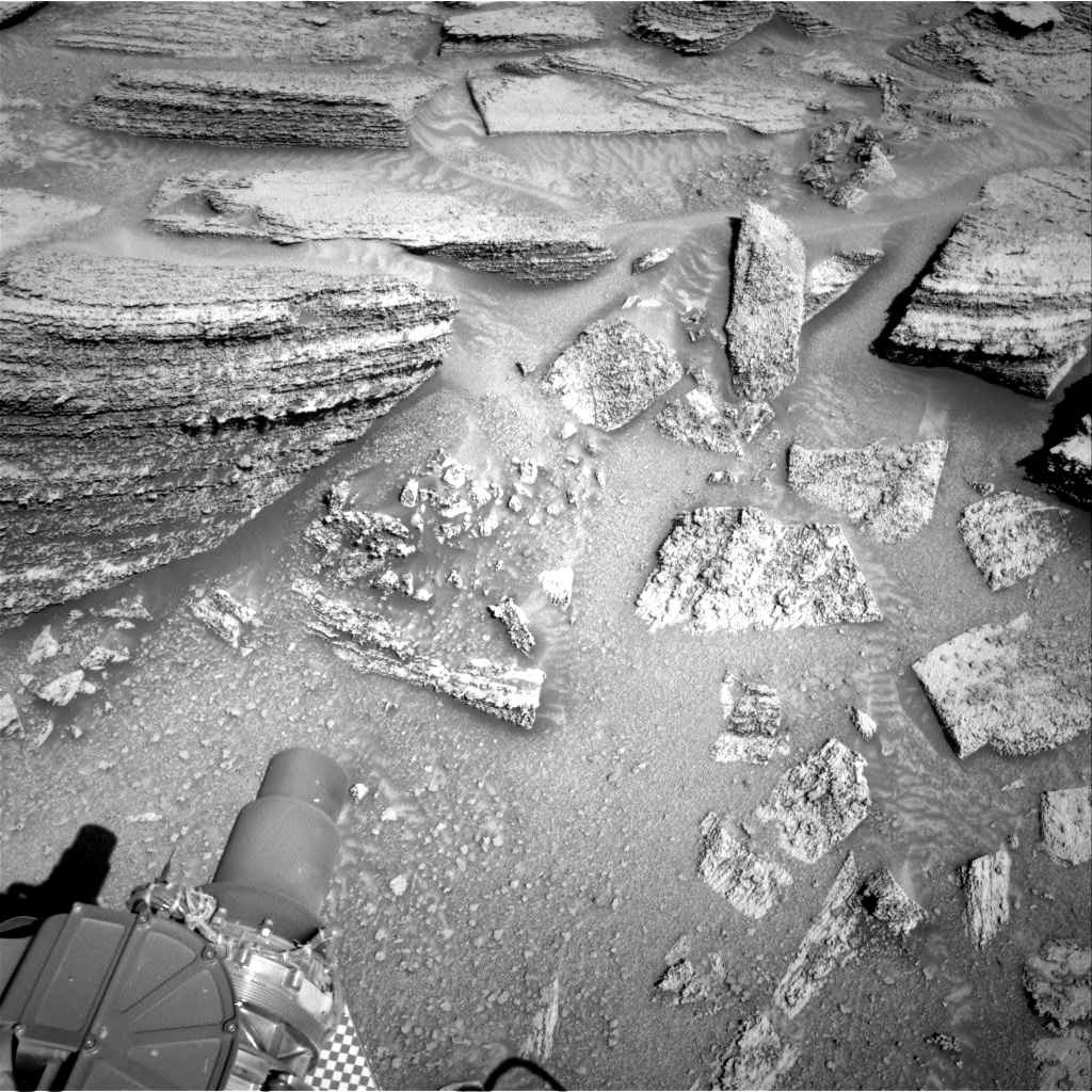 Nasa's Mars rover Curiosity acquired this image using its Right Navigation Camera on Sol 4519, at drive 1608, site number 115