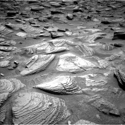 Nasa's Mars rover Curiosity acquired this image using its Left Navigation Camera on Sol 4523, at drive 1698, site number 115