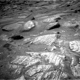 Nasa's Mars rover Curiosity acquired this image using its Left Navigation Camera on Sol 4946, at drive 150, site number 123