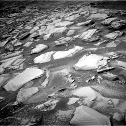 Nasa's Mars rover Curiosity acquired this image using its Left Navigation Camera on Sol 4973, at drive 216, site number 124