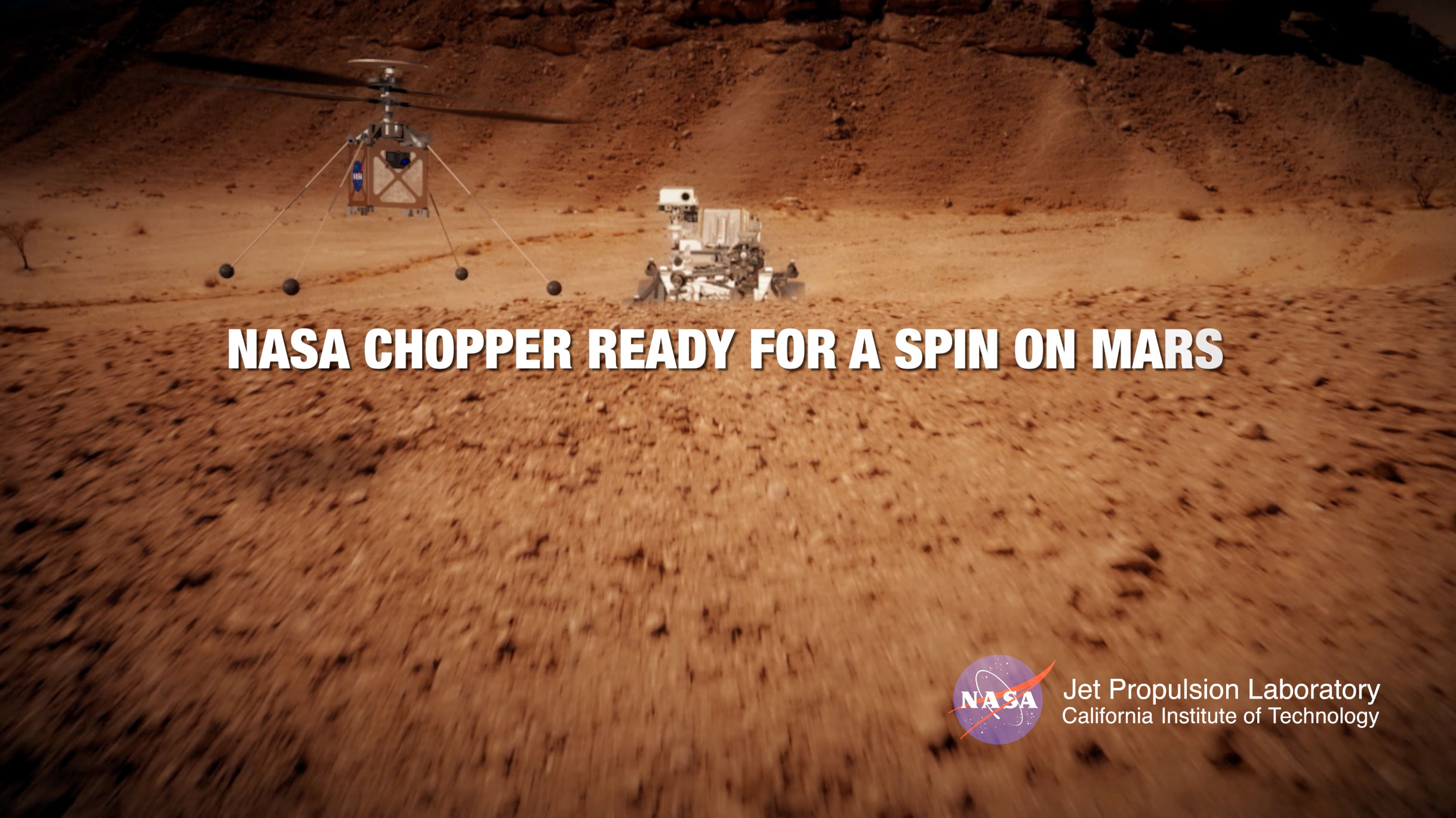 Watch video for NASA Chopper Ready for a Spin on Mars