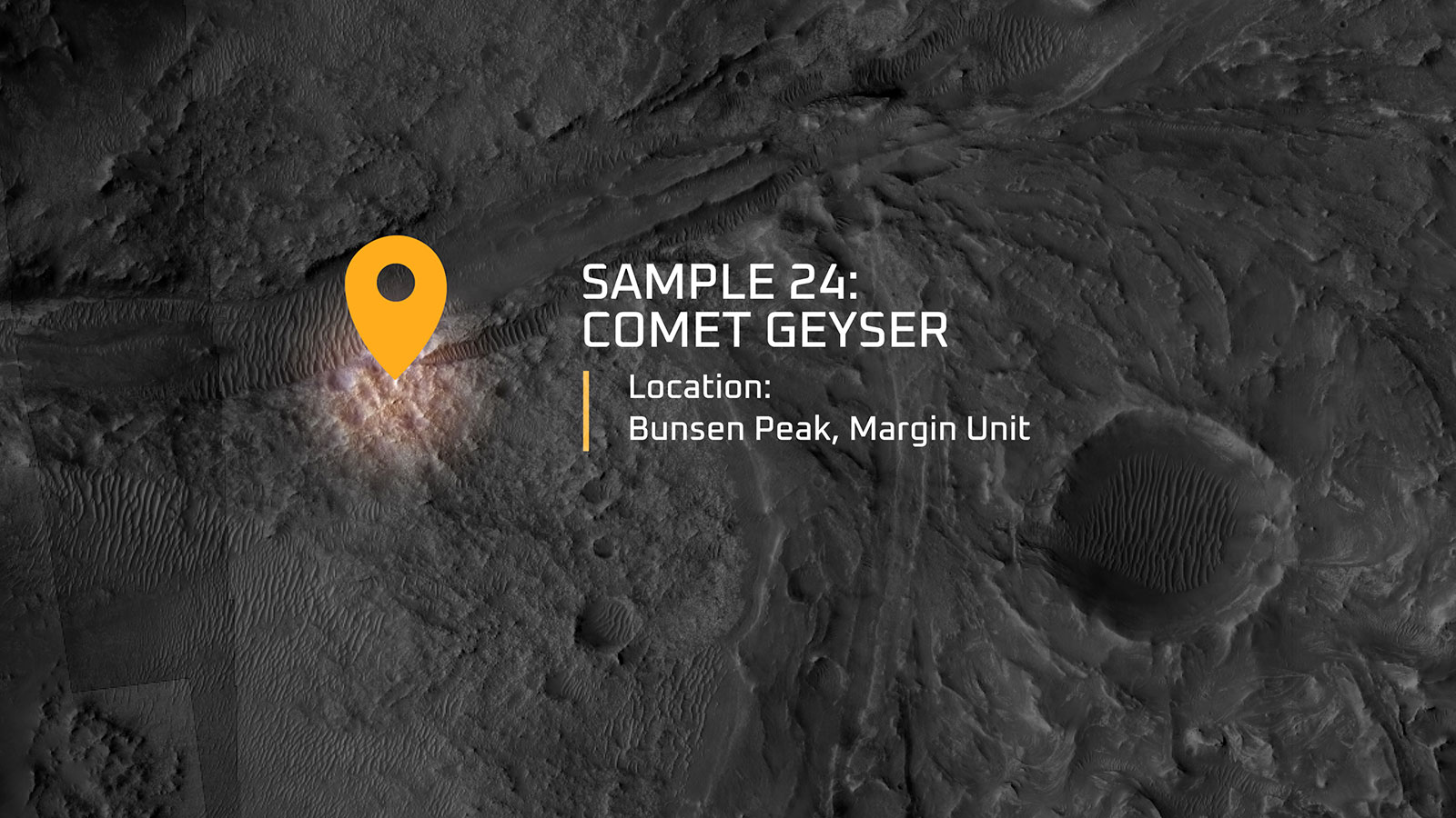 Watch video for Meet the Mars Samples: Comet Geyser (Sample 24)