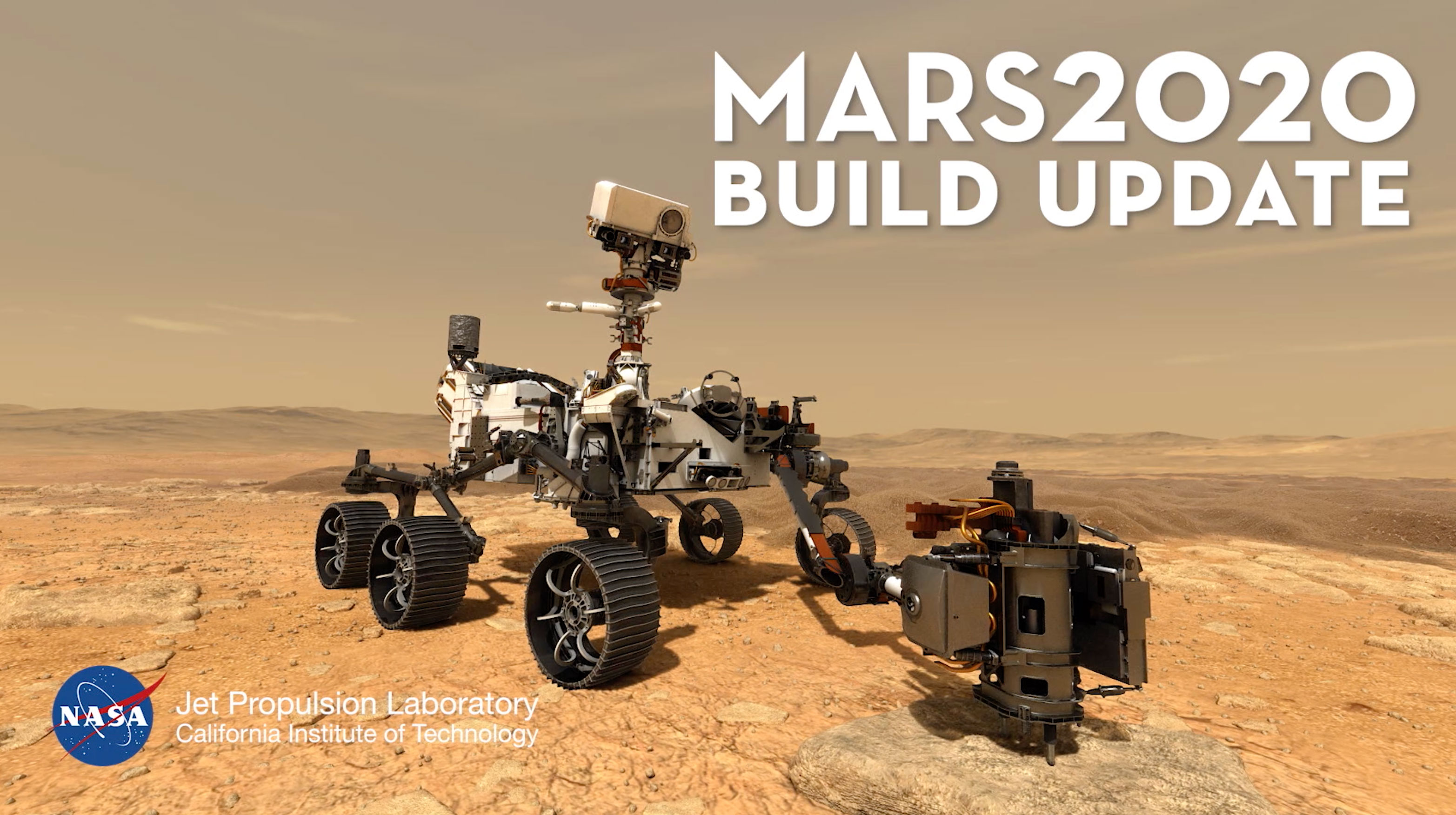 Watch video for Mars 2020 Rover Build Update