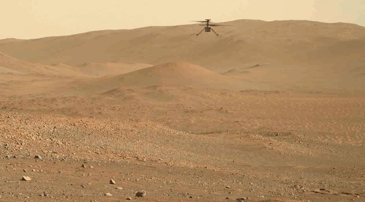Watch video for Perseverance Rover Watches Ingenuity Mars Helicopter's 54th Flight