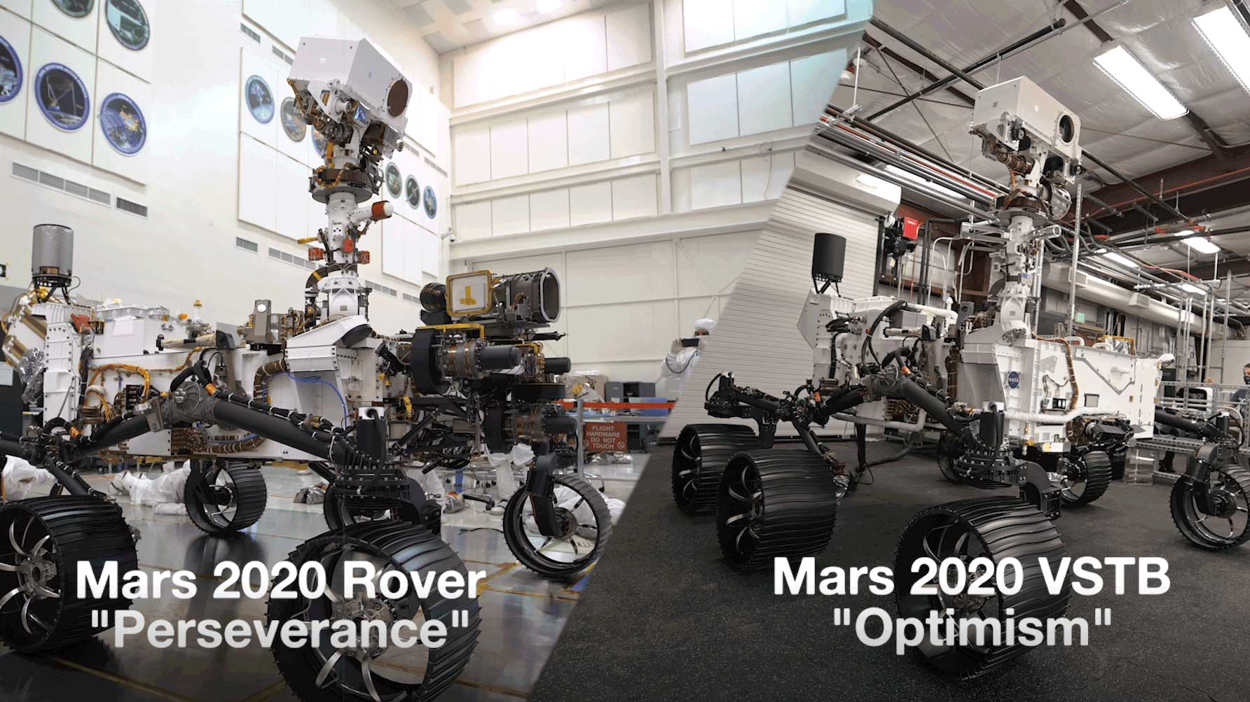 Watch video for Twin of NASA's Perseverance Mars Rover Now on the Move