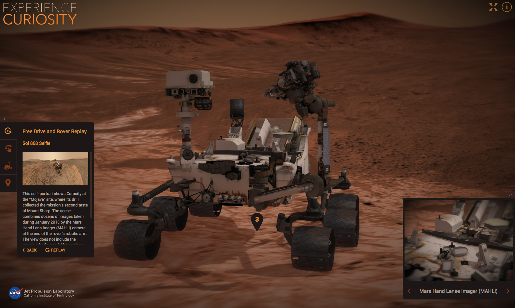 Experience Curiosity Screen Capture - NASA's Mars ...