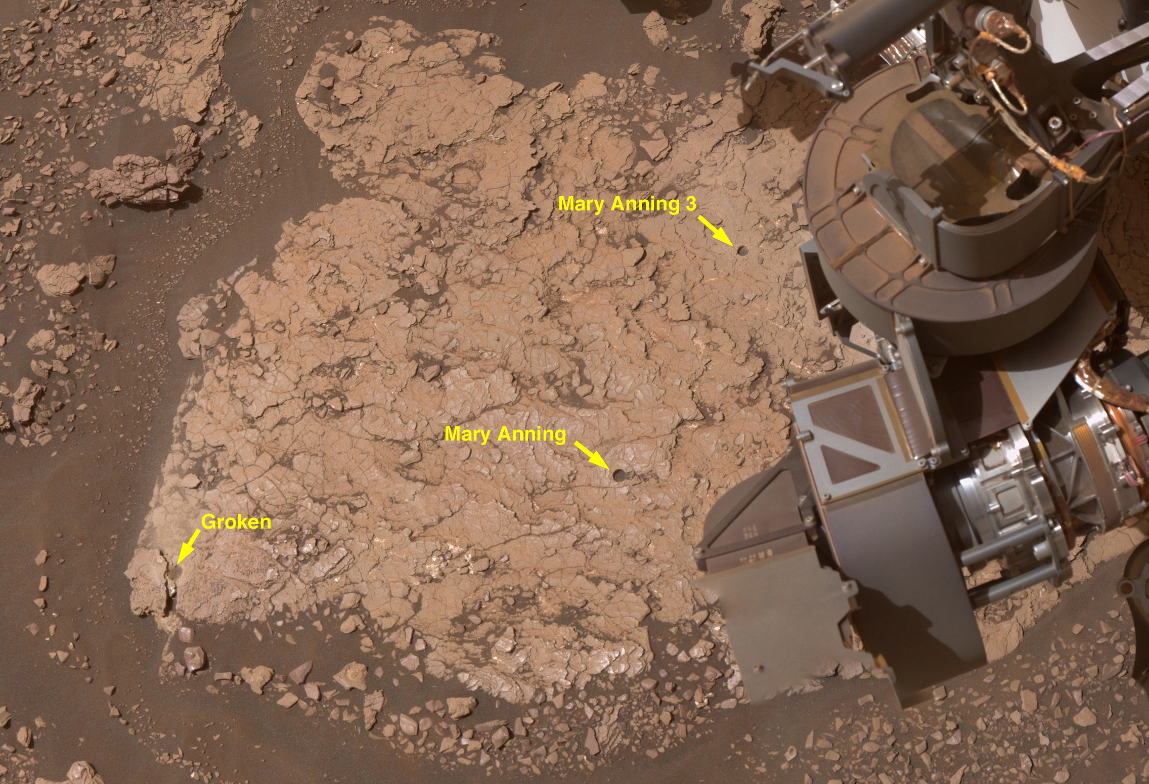 curiosity rover data desk