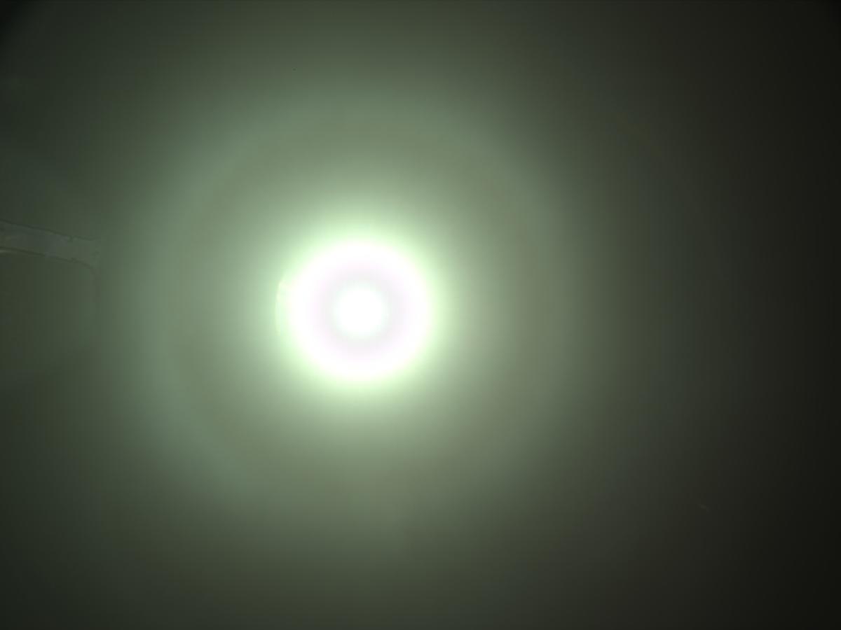 slide 6 - A halo imaged on sol 965, in the final image taken by Perseverance’s Navigation cameras before conjunction and the end of the cloudy season. 
