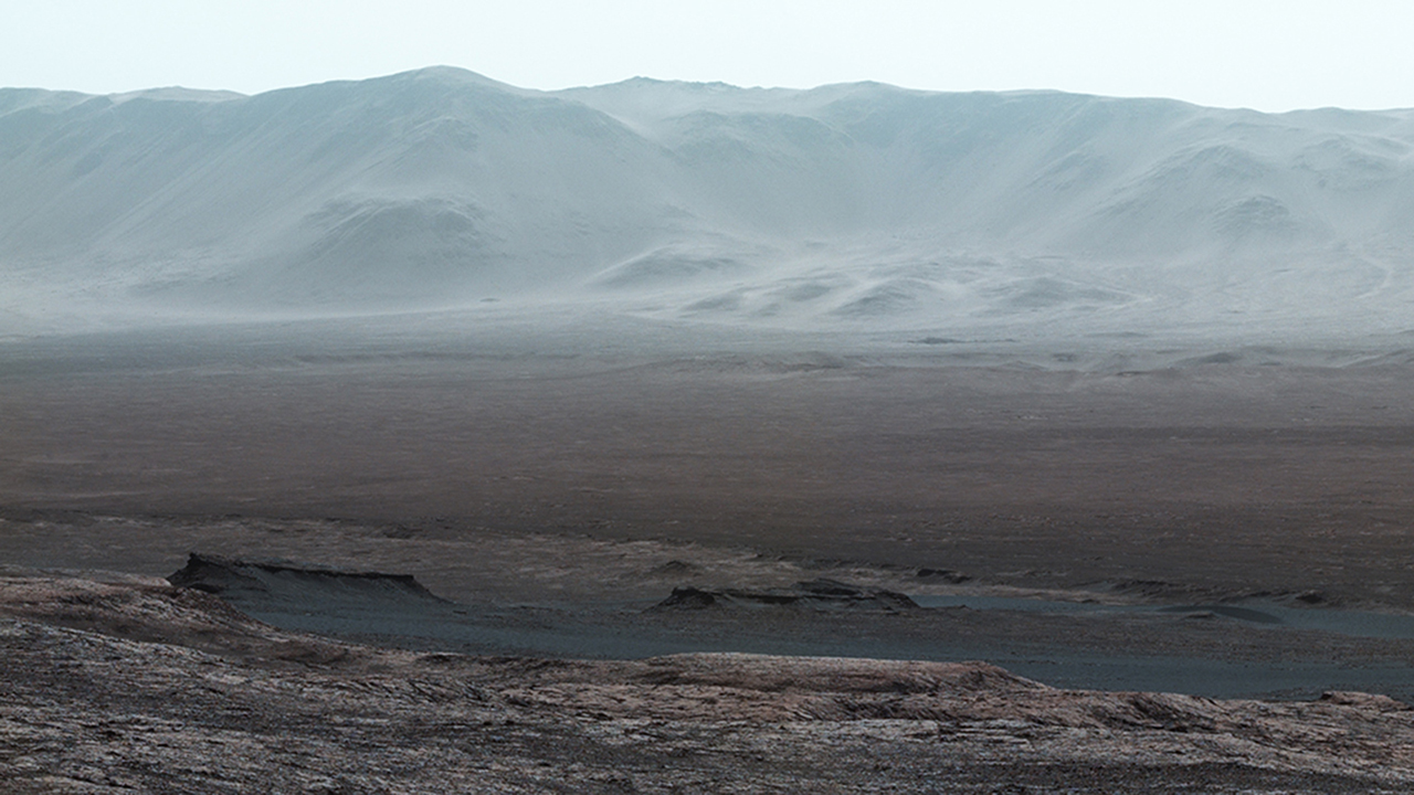 Vista From Mars Rover Looks Back Over Journey So Far 