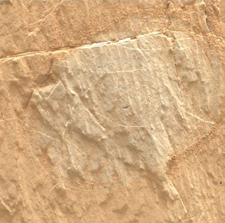 An image of a rock on Mars called Glasgow