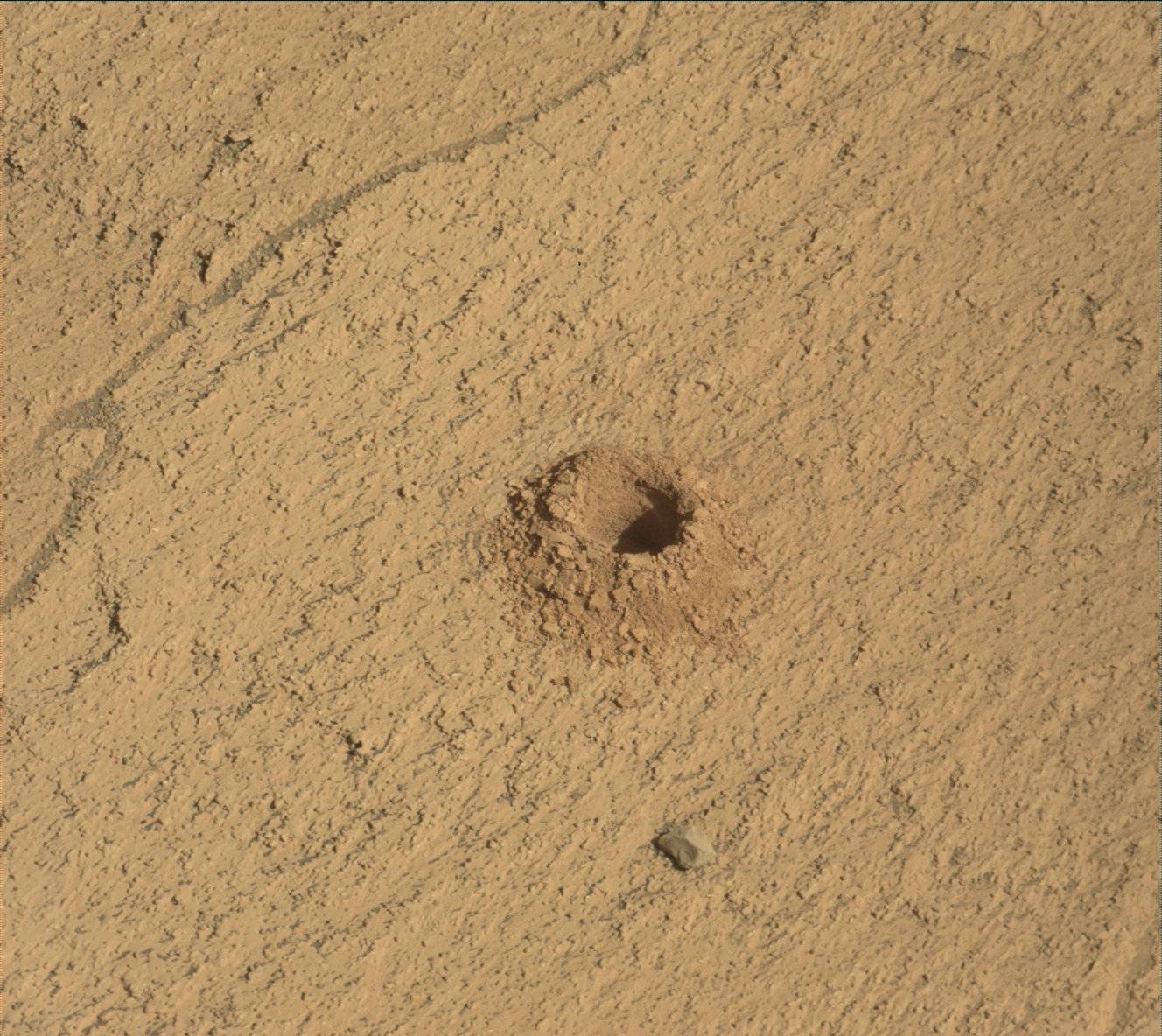 This image was taken by Mast Camera (Mastcam) onboard NASA's Mars rover Curiosity on Sol 3229. 