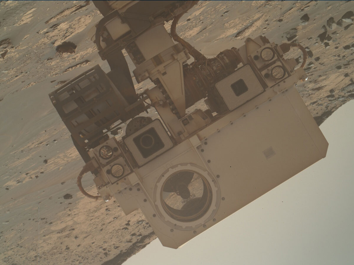 Selfie image of Mars rover Curiosity