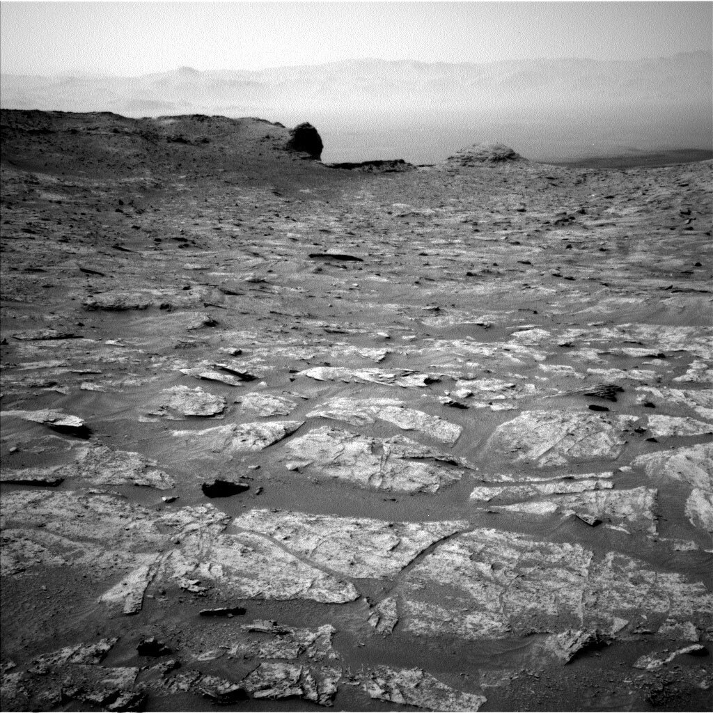 This image was taken by Left Navigation Camera onboard NASA's Mars rover Curiosity on Sol 3345. 