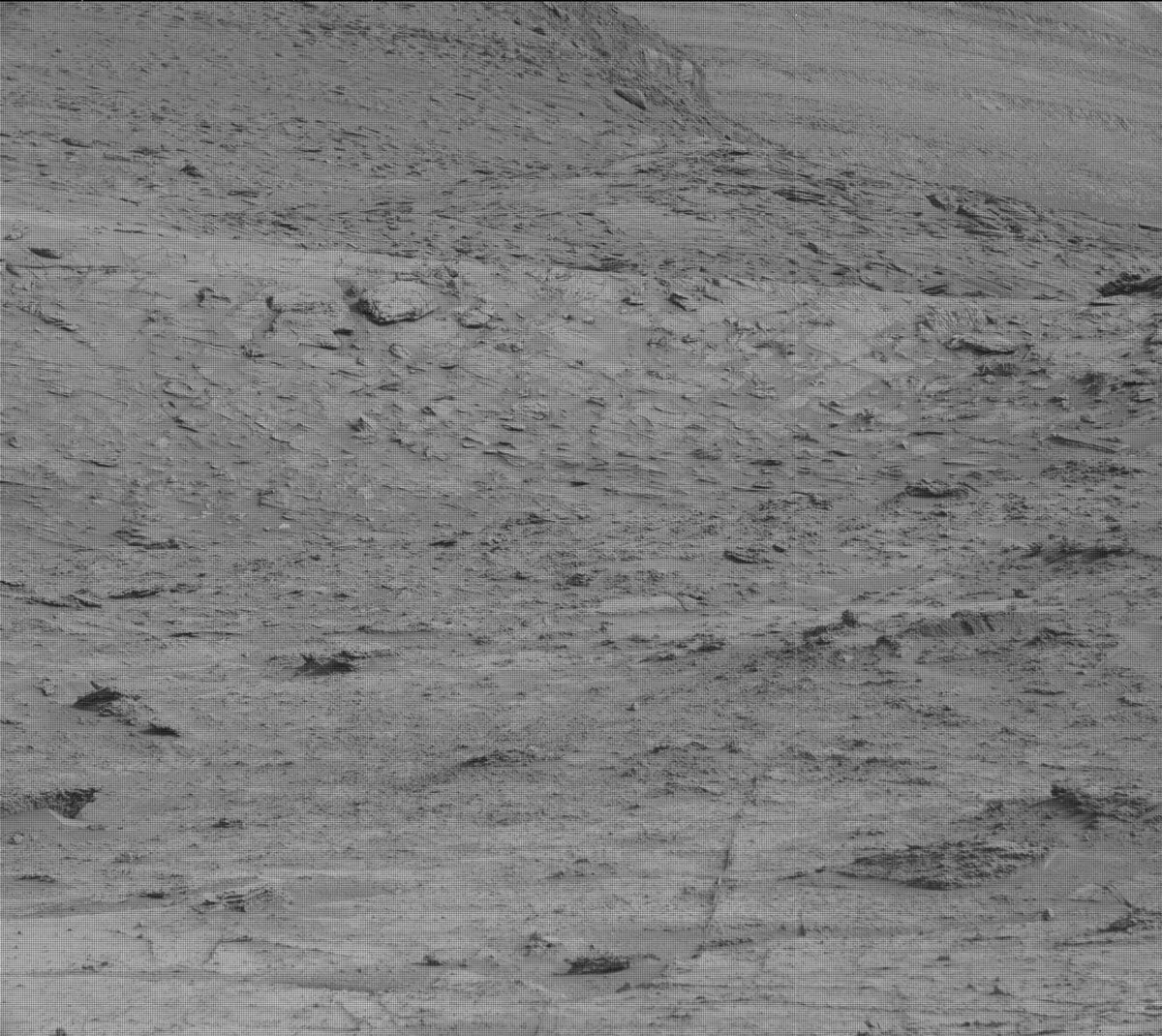 This image was taken by Mast Camera (Mastcam) onboard NASA's Mars rover Curiosity on Sol 3481. 