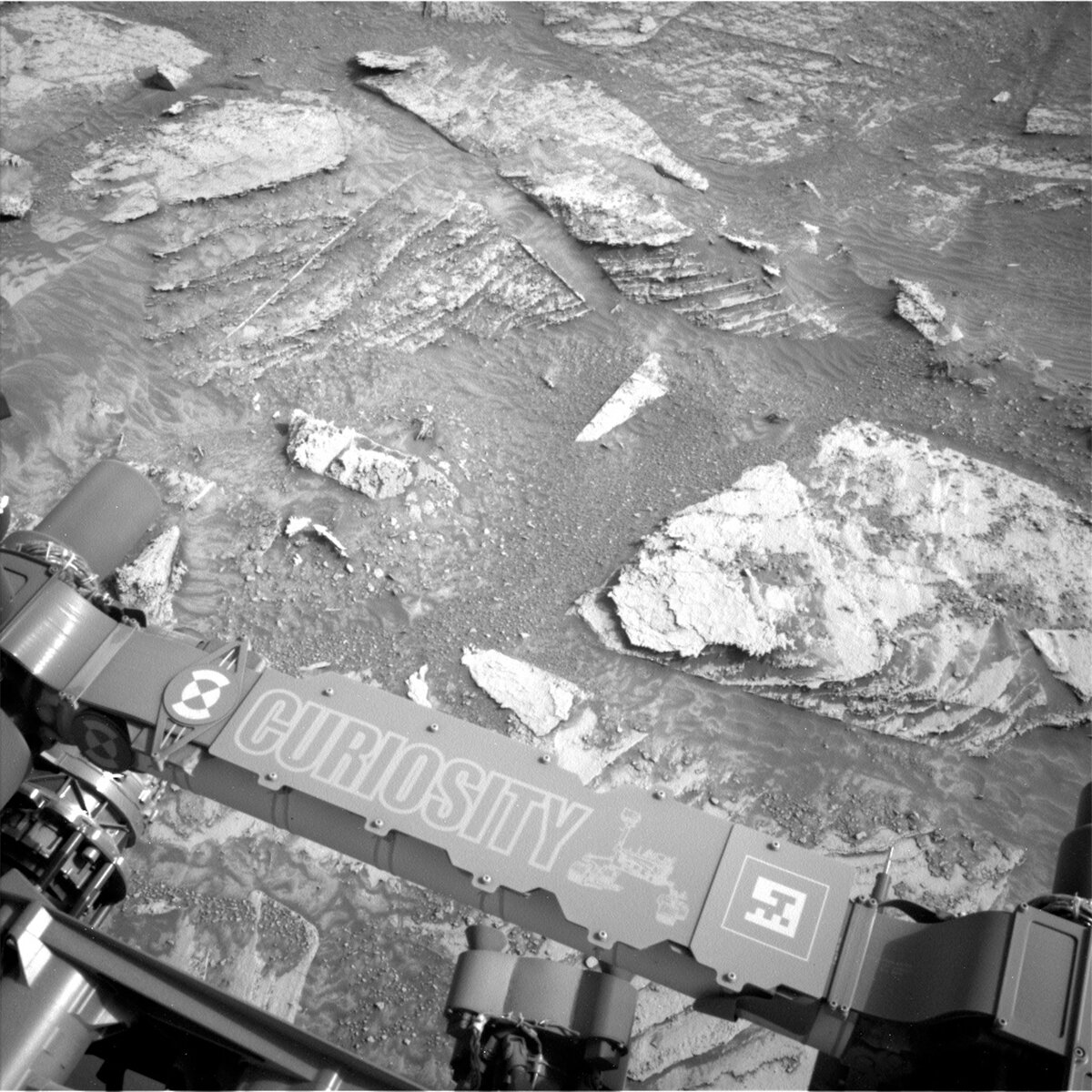 This image was taken by Left Navigation Camera onboard NASA's Mars rover Curiosity on Sol 3530.