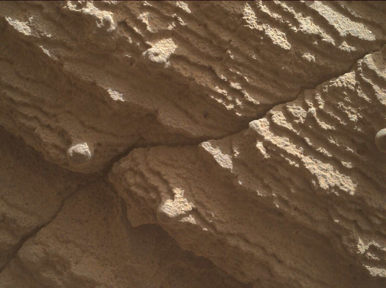 This image was taken by MAHLI onboard NASA's Mars rover Curiosity on Sol 3603.
