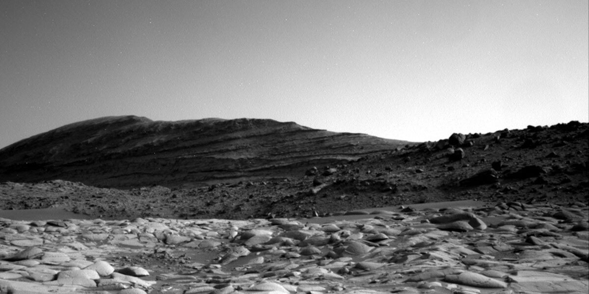 This image was taken by Right Navigation Camera onboard NASA's Mars rover Curiosity on Sol 4080.